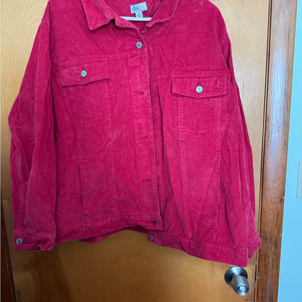 Red Corduroy Jacket